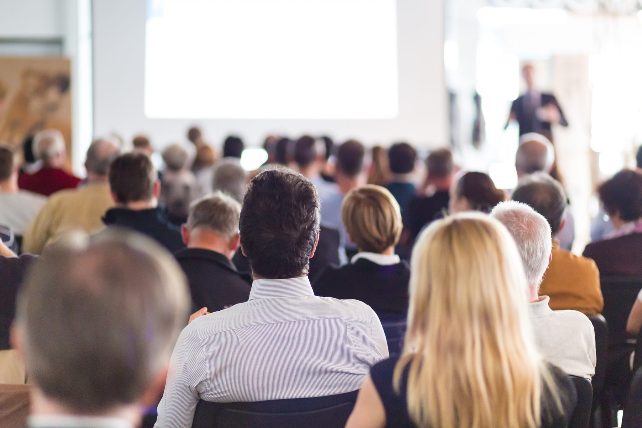 Different audience in a corporate event